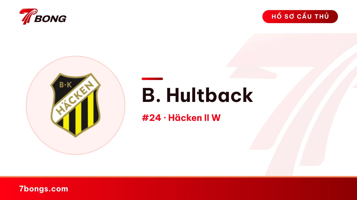B. Hultback — Häcken W