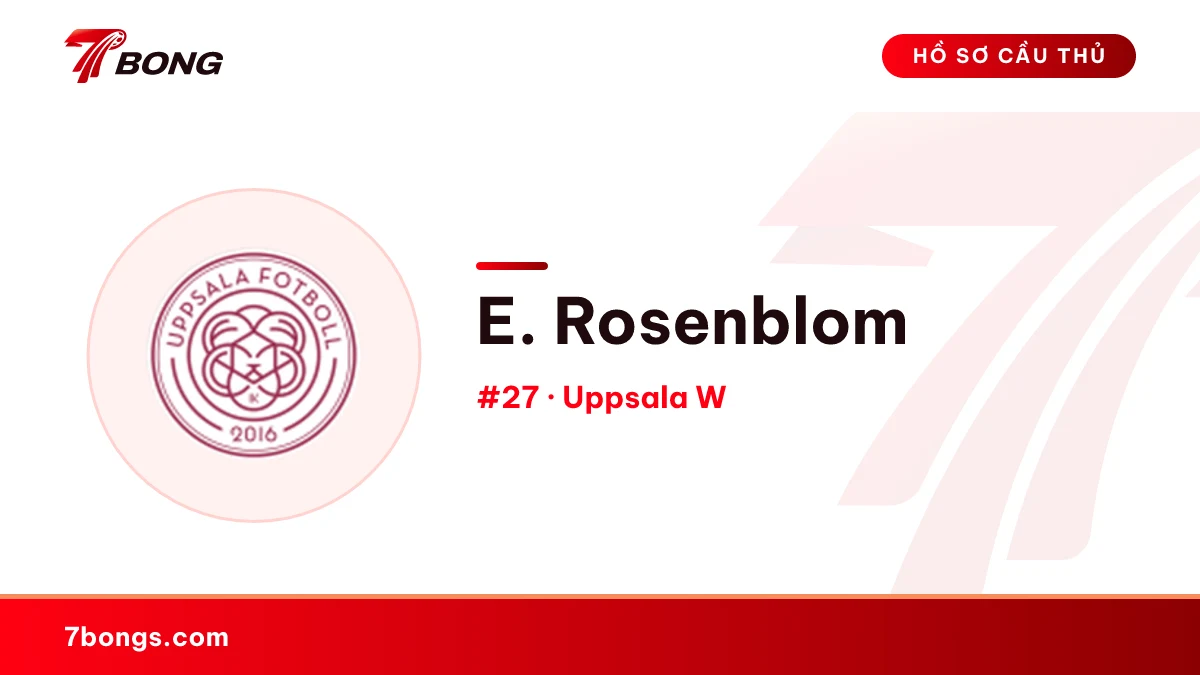 E. Rosenblom — Uppsala W