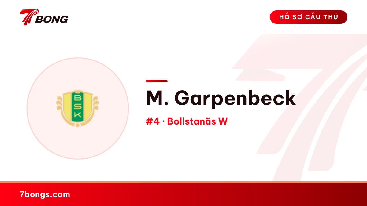M. Garpenbeck — Bollstanäs W