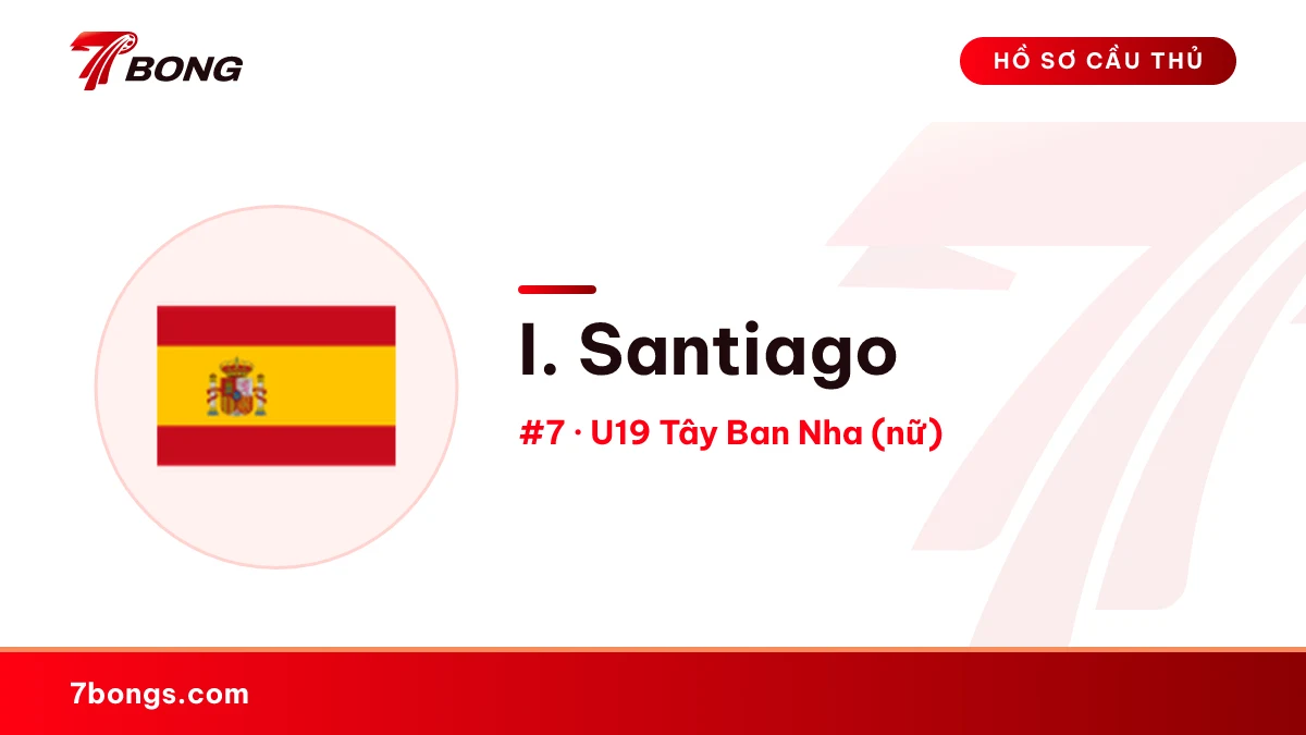 I. Santiago — U19 Tây Ban Nha (nữ)