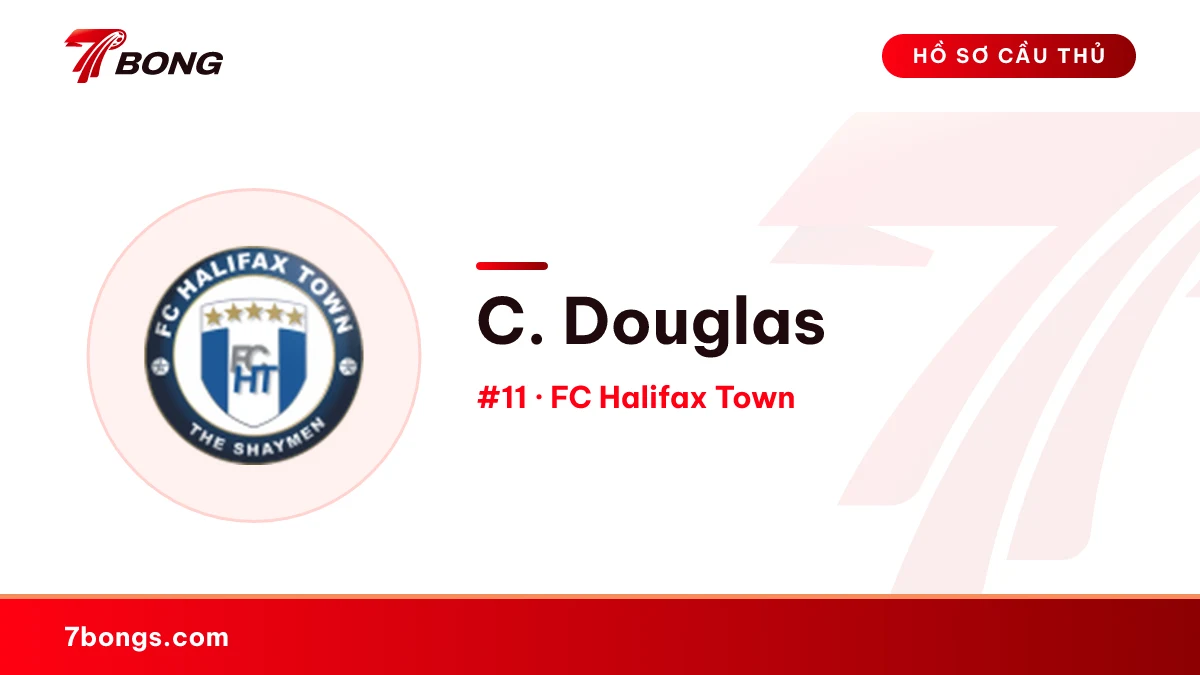 C. Douglas — FC Halifax Town