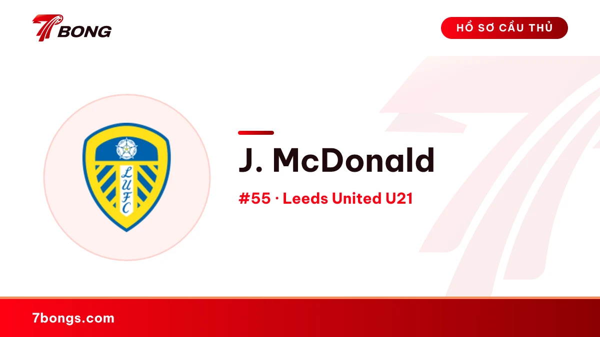 J. McDonald — Leeds United U21