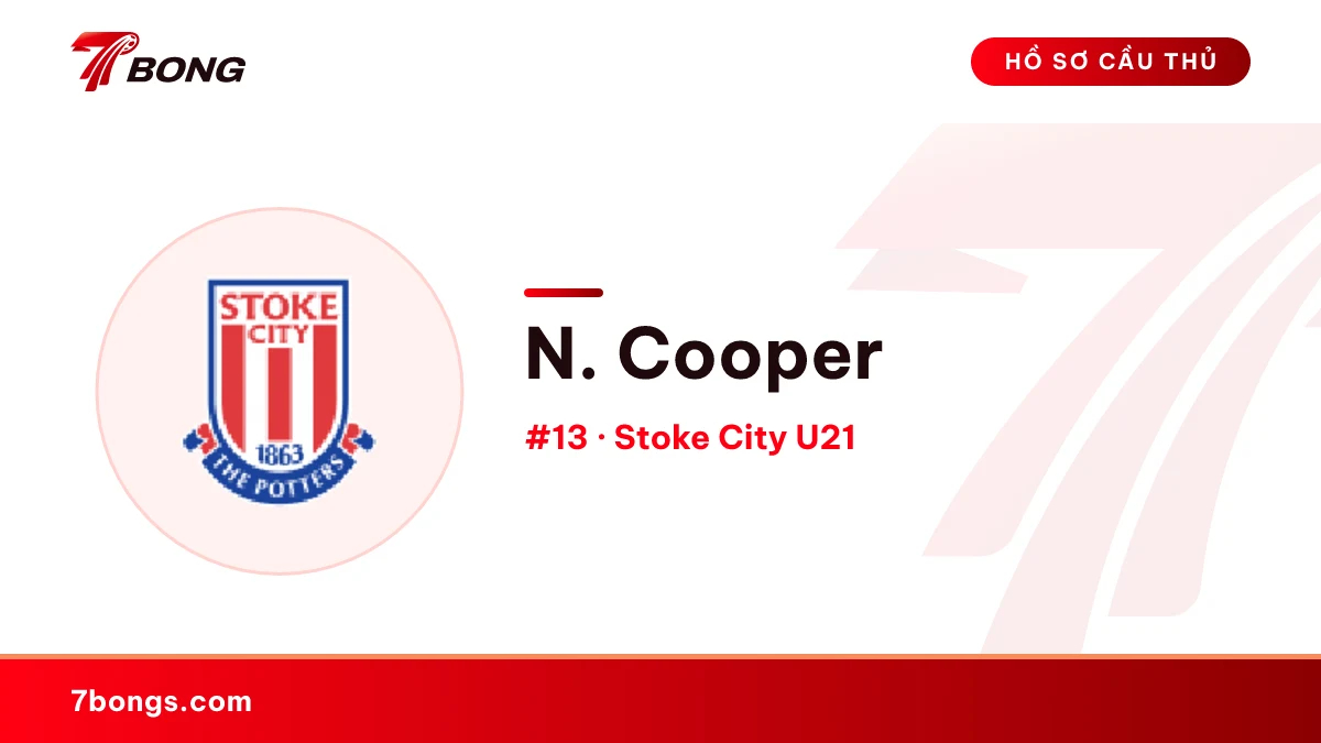 N. Cooper — Stoke City U21