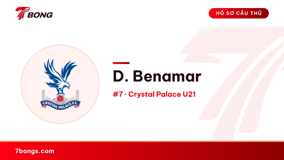 D. Benamar — Crystal Palace U21