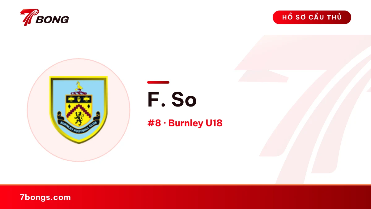 F. So — Burnley U18