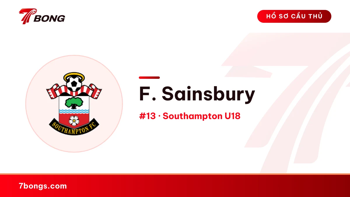 F. Sainsbury — Southampton U18