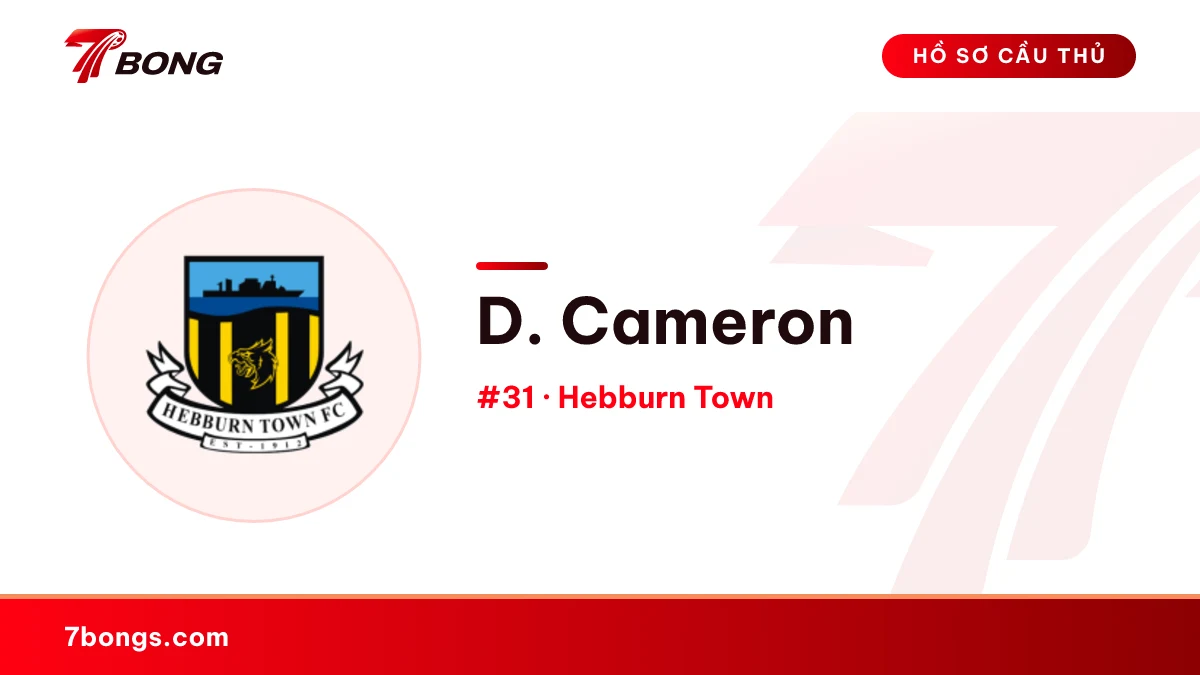 D. Cameron — Hebburn Town