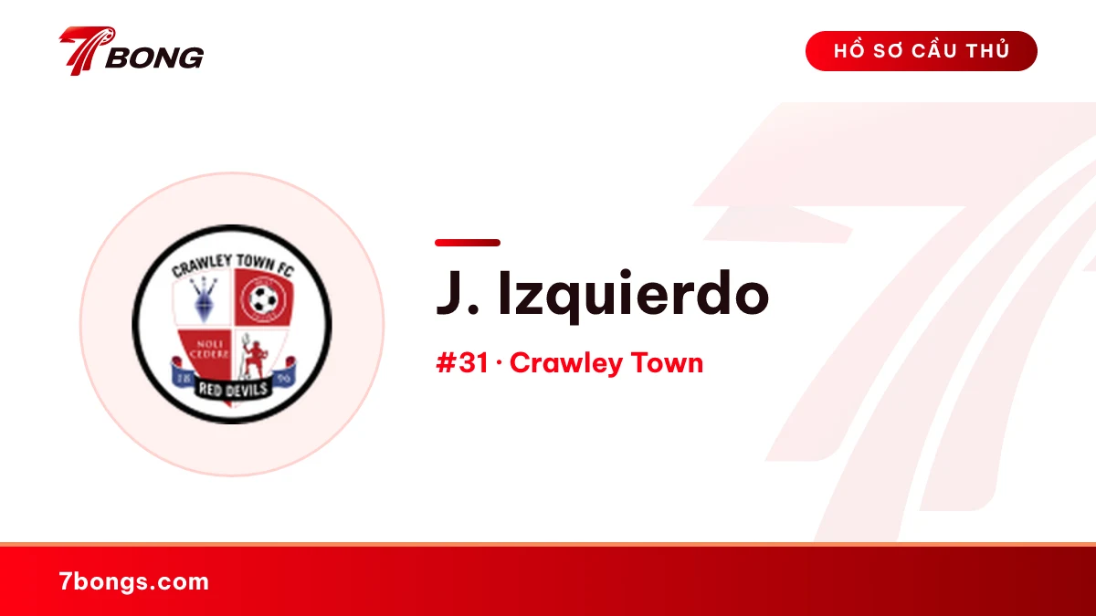 J. Izquierdo — Crawley Town