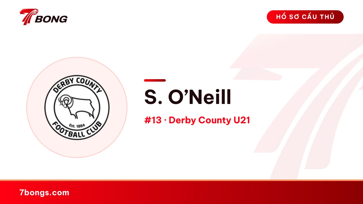 S. O’Neill — Derby County U21