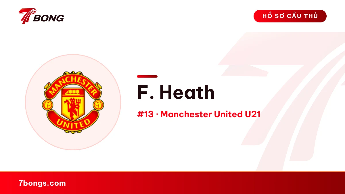 F. Heath — Manchester United U21