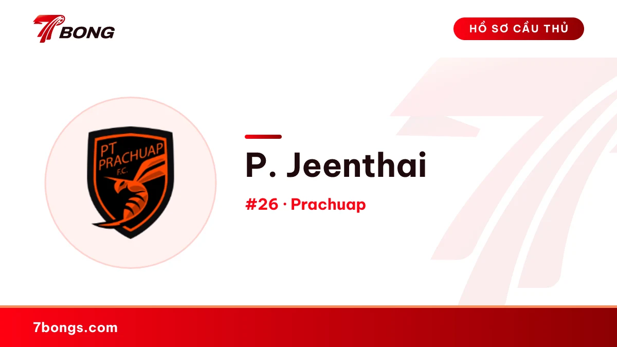 P. Jeenthai — Prachuap