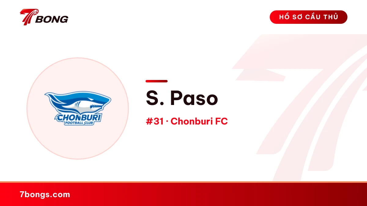 S. Paso — Chonburi FC