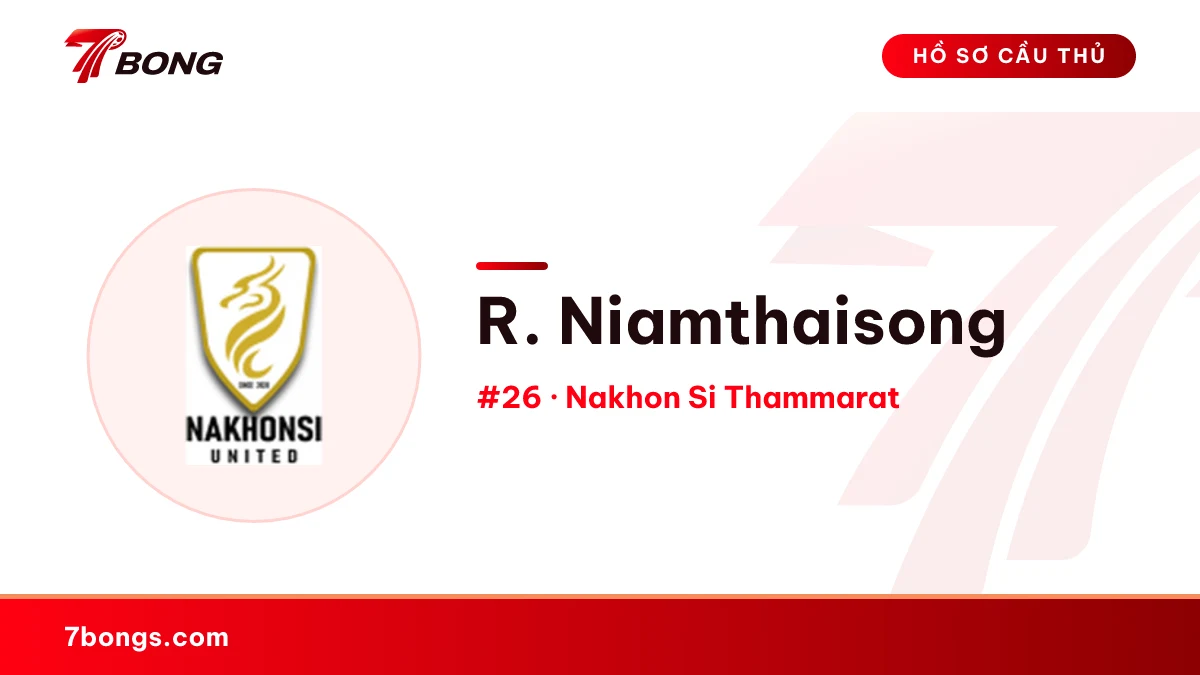 R. Niamthaisong — Nakhon Si Thammarat