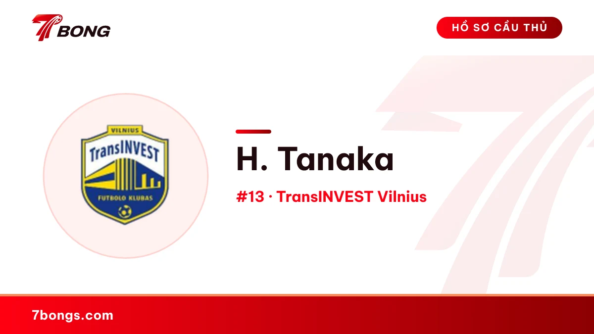 H. Tanaka — TransINVEST Vilnius