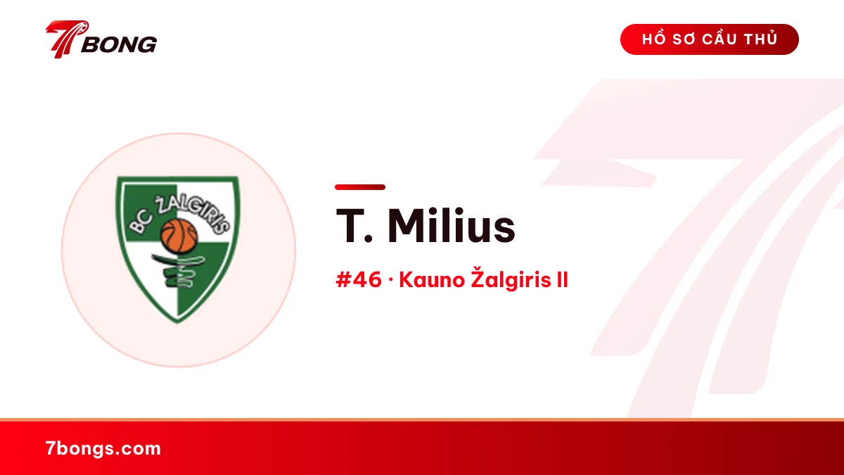 T. Milius — Kauno Žalgiris II