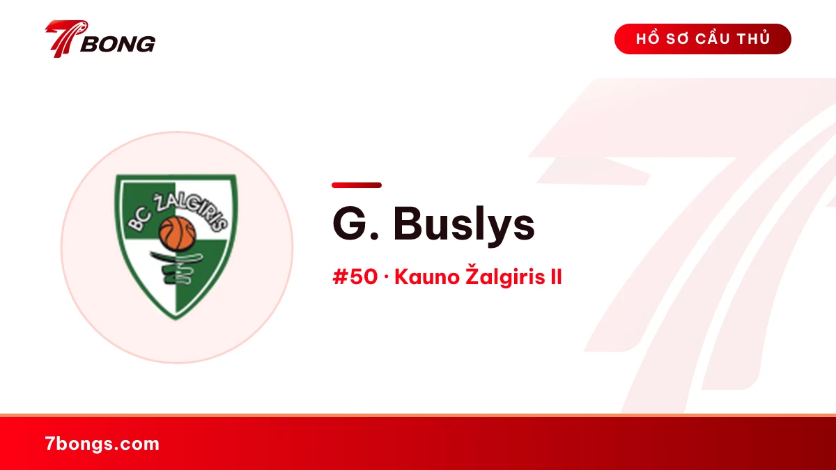 G. Buslys — Kauno Žalgiris II