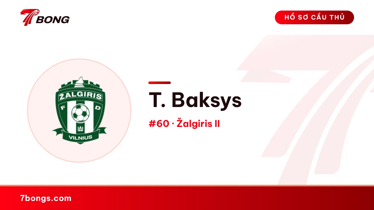 T. Baksys — Žalgiris II