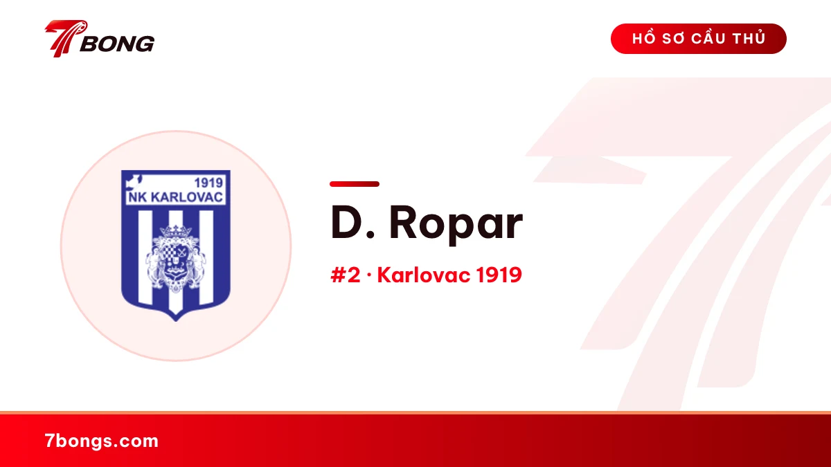 D. Ropar — Karlovac 1919