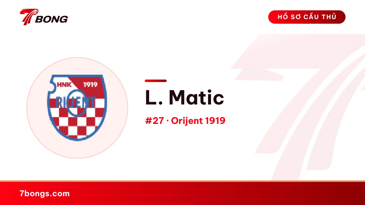 L. Matic — Orijent 1919