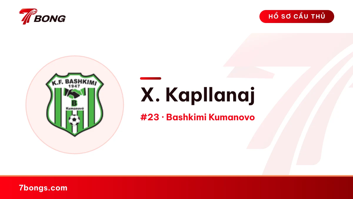 X. Kapllanaj — Bashkimi Kumanovo