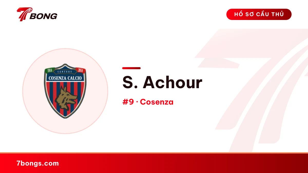 S. Achour — Cosenza