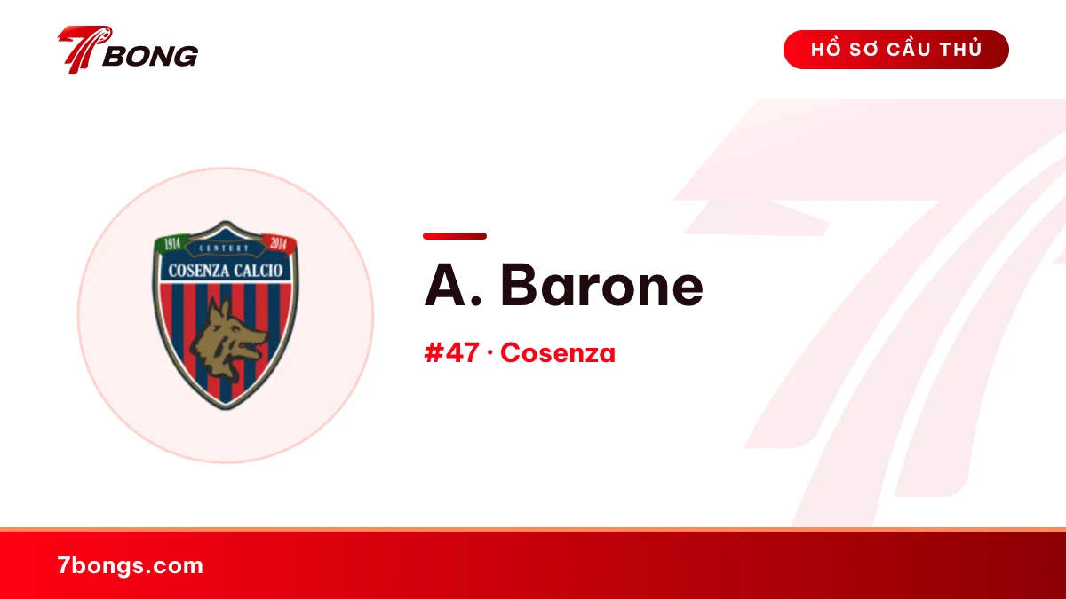 A. Barone — Cosenza