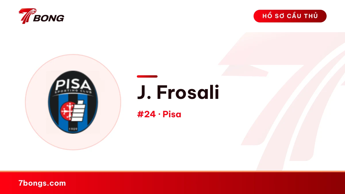 J. Frosali — Pisa