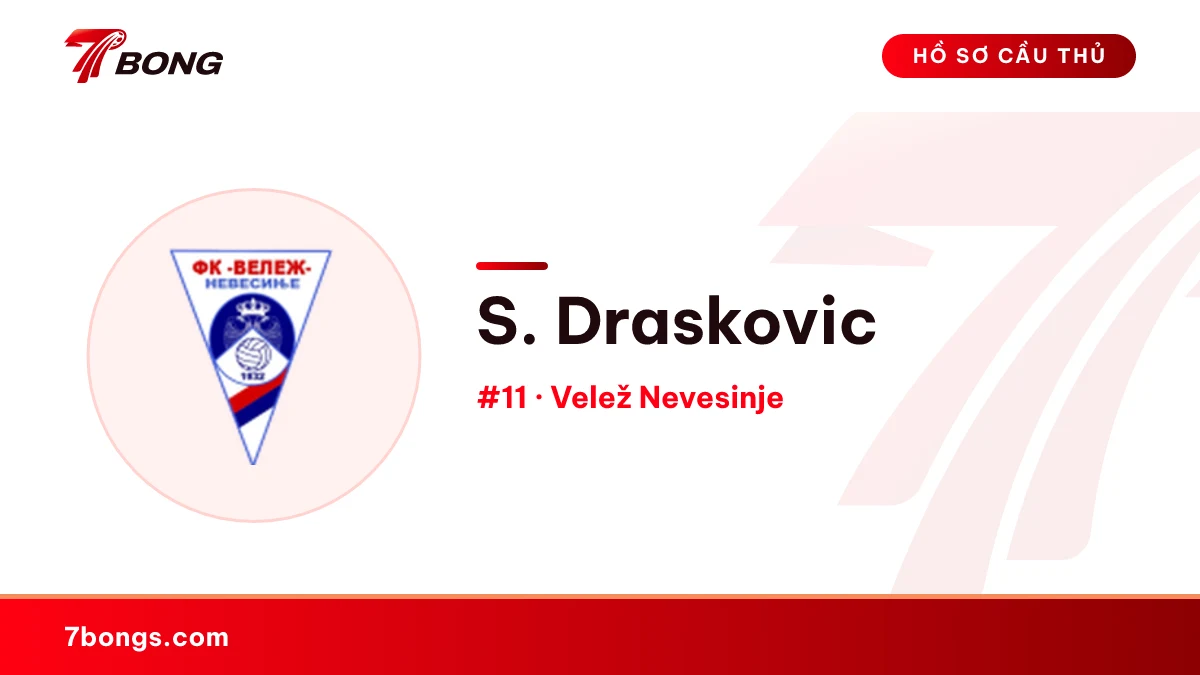 S. Draskovic — Velež Nevesinje