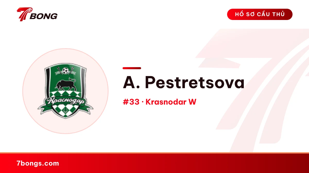 A. Pestretsova — Krasnodar W