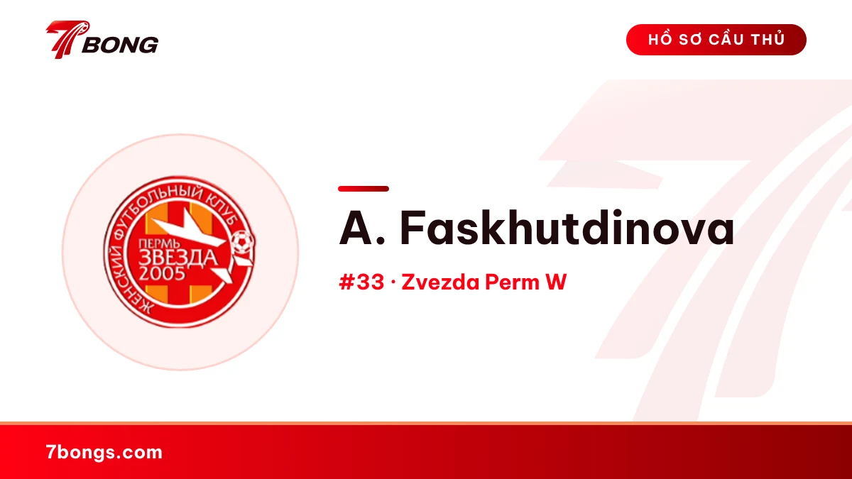A. Faskhutdinova — Zvezda Perm W