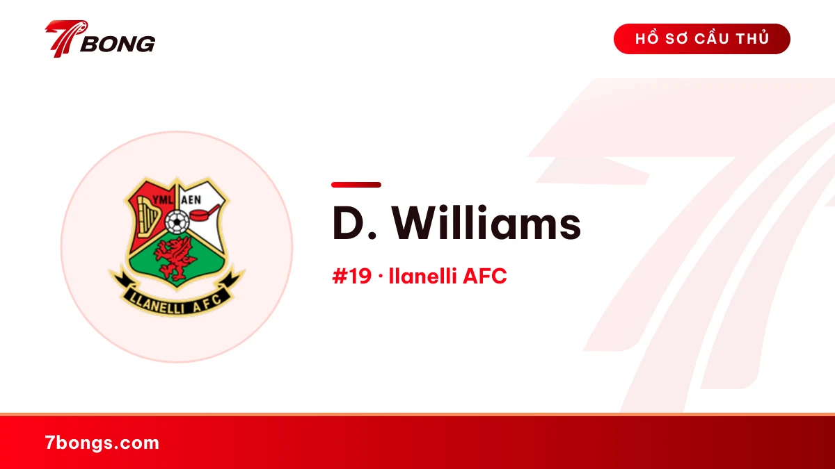 D. Williams — llanelli AFC