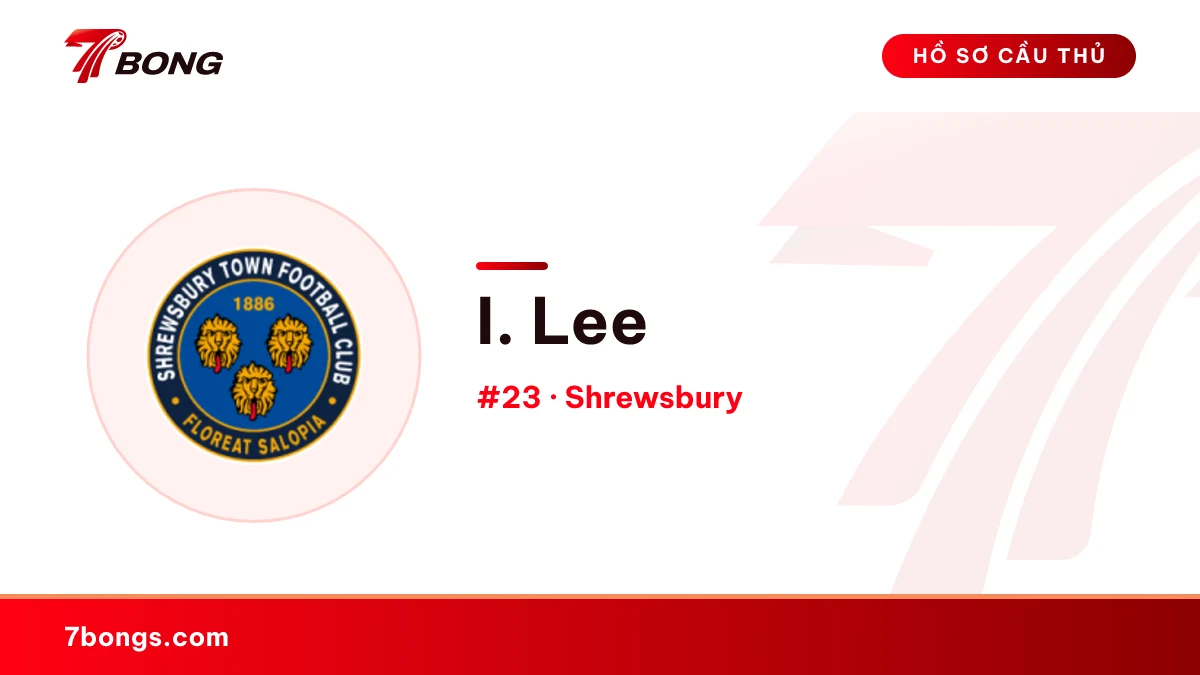 I. Lee — Shrewsbury