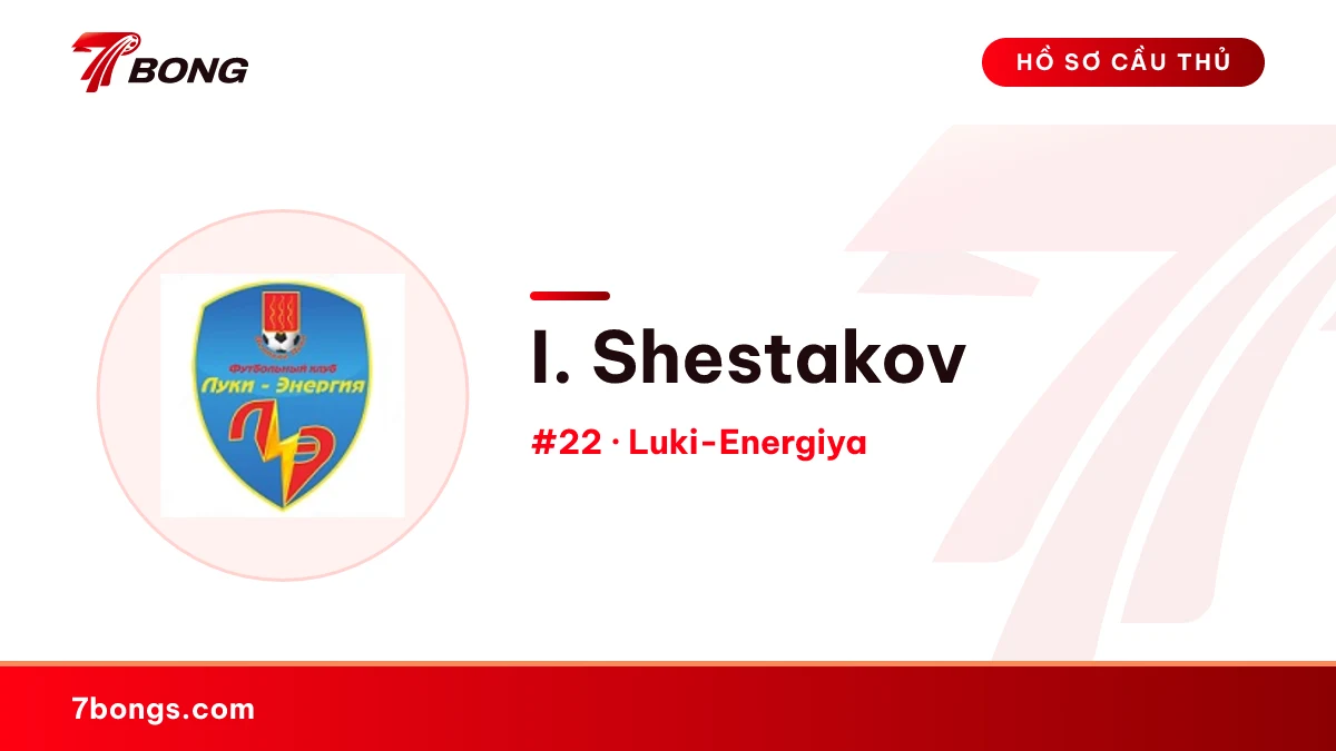 I. Shestakov — Luki-Energiya