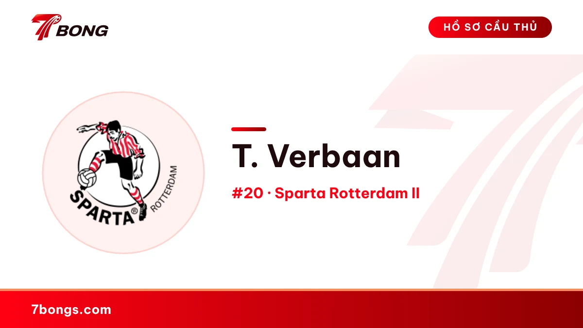 T. Verbaan — Sparta Rotterdam II