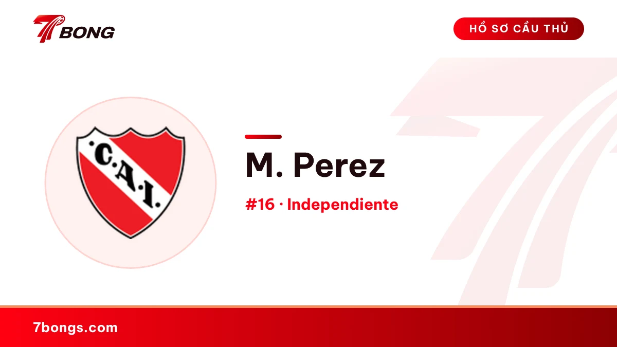 M. Perez — Independiente