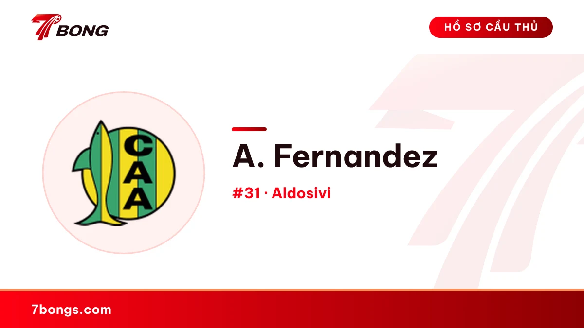 A. Fernandez — Aldosivi