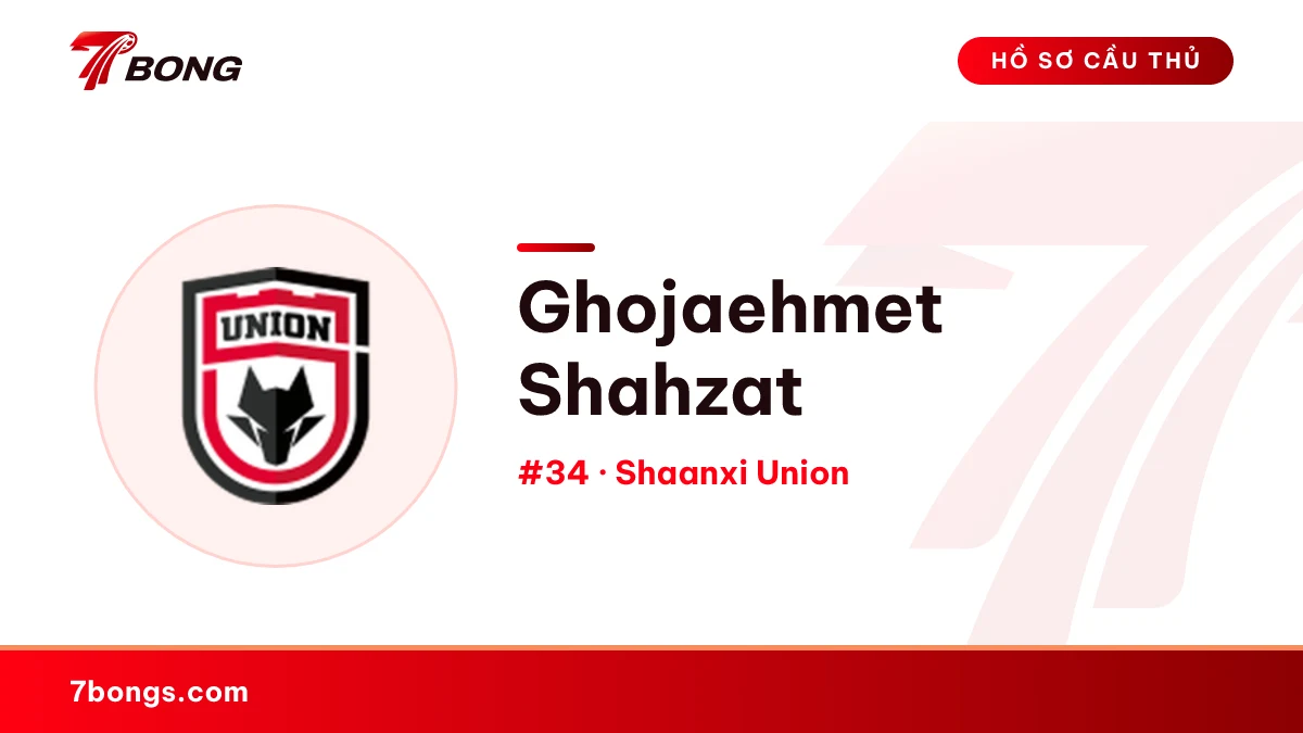 Ghojaehmet Shahzat — Shaanxi Union