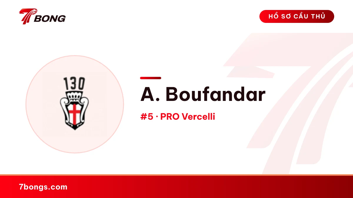 A. Boufandar — PRO Vercelli
