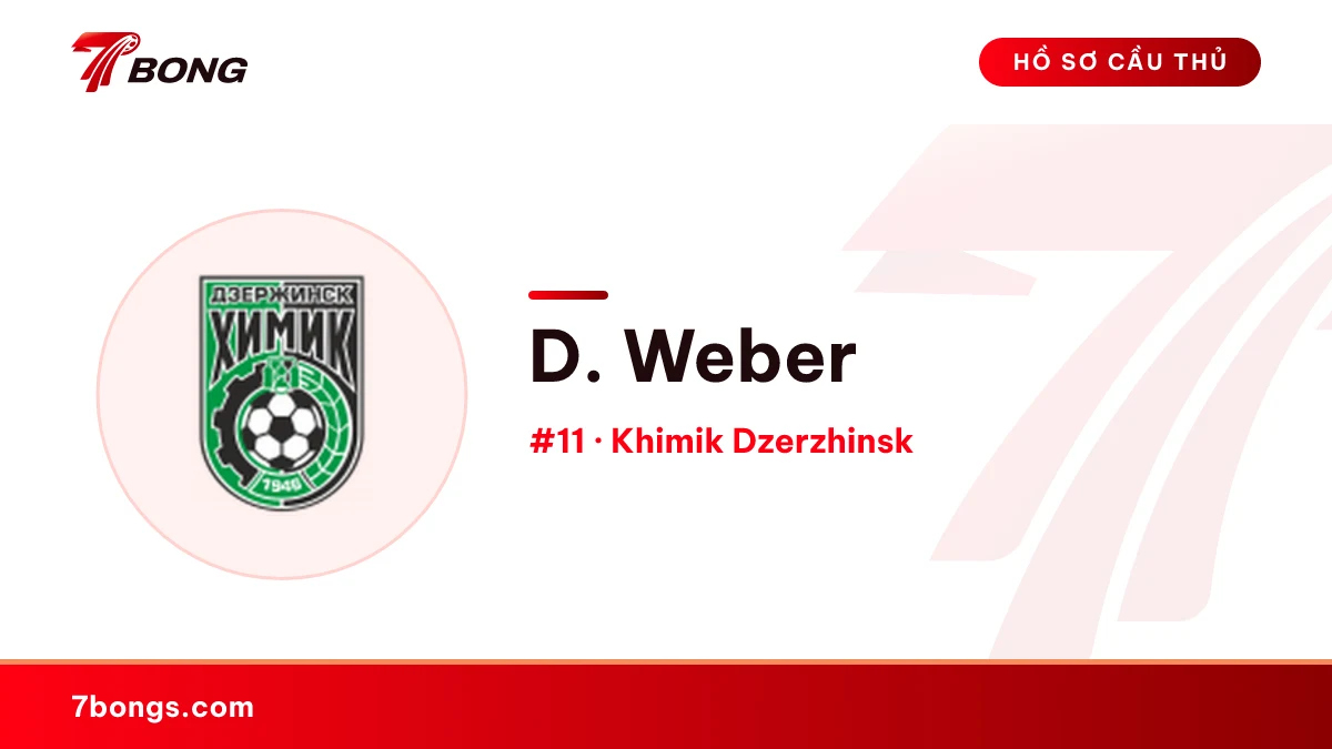 D. Weber — Khimik Dzerzhinsk