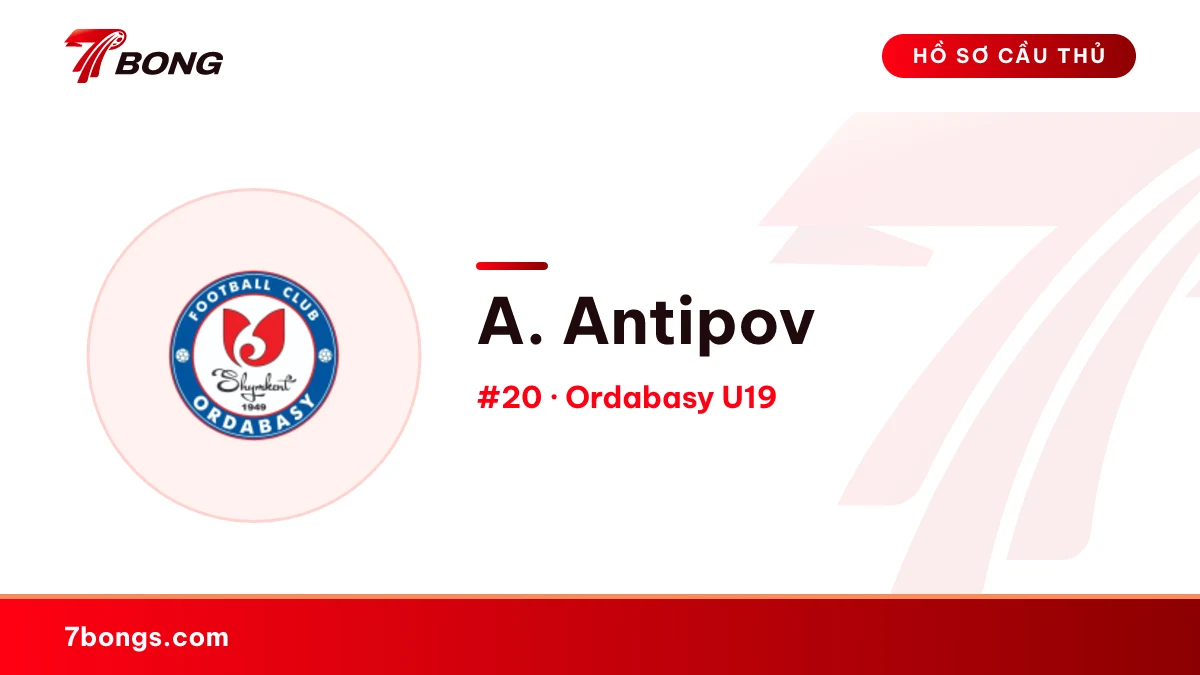 A. Antipov — Ordabasy U19