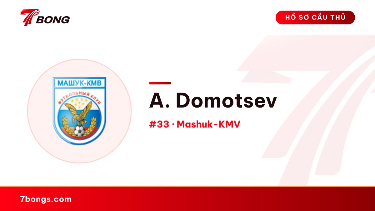 A. Domotsev — Mashuk-KMV