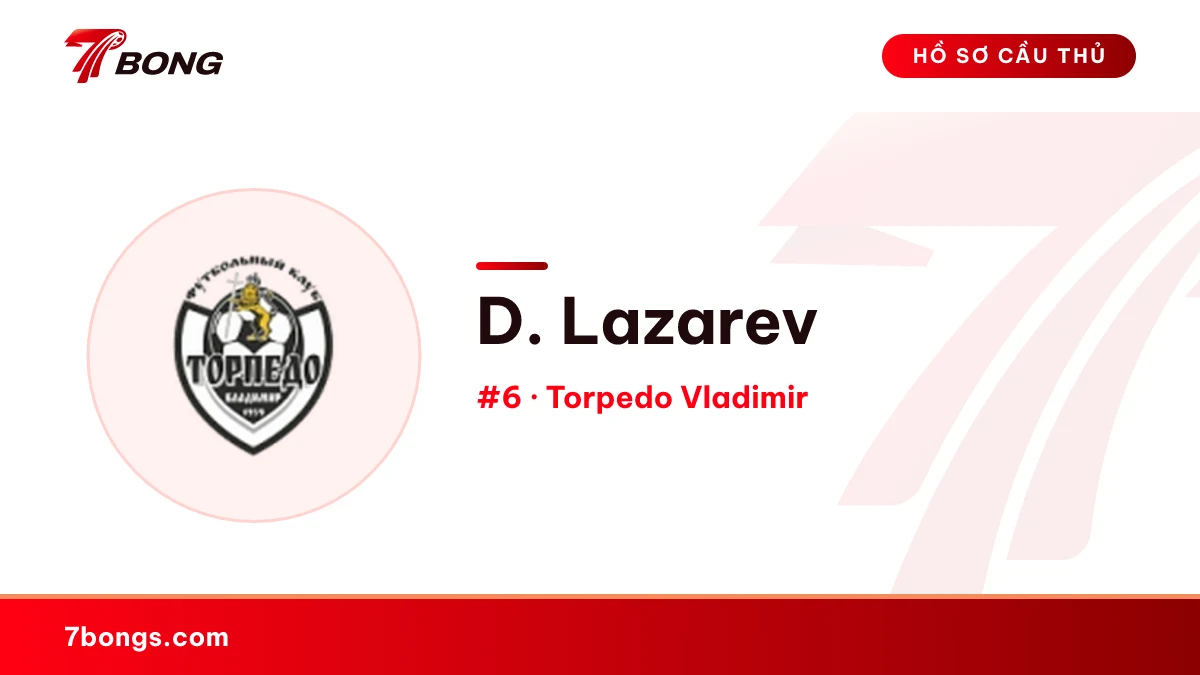 D. Lazarev — Torpedo Vladimir