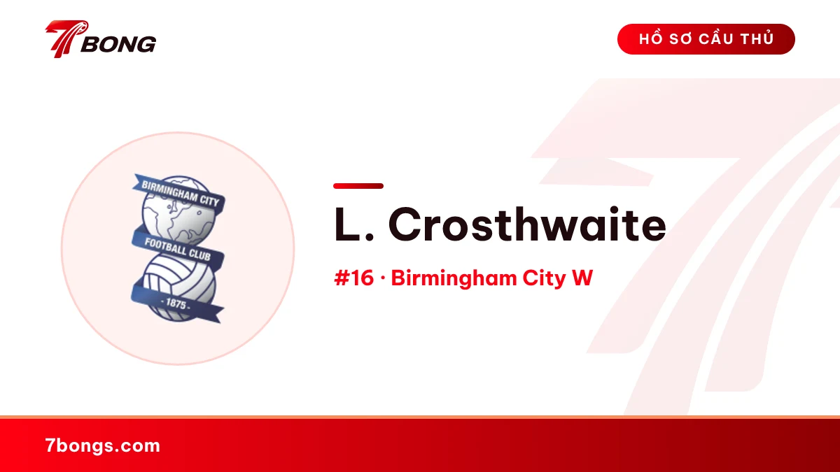 L. Crosthwaite — Birmingham City W