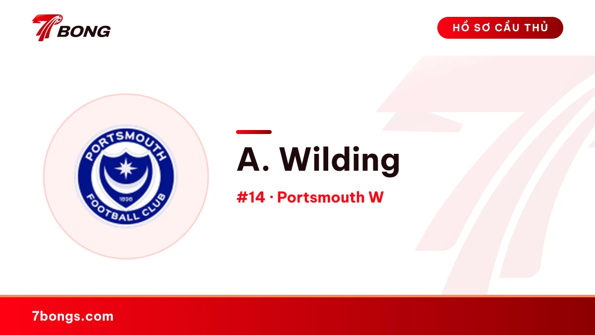 A. Wilding — Portsmouth W