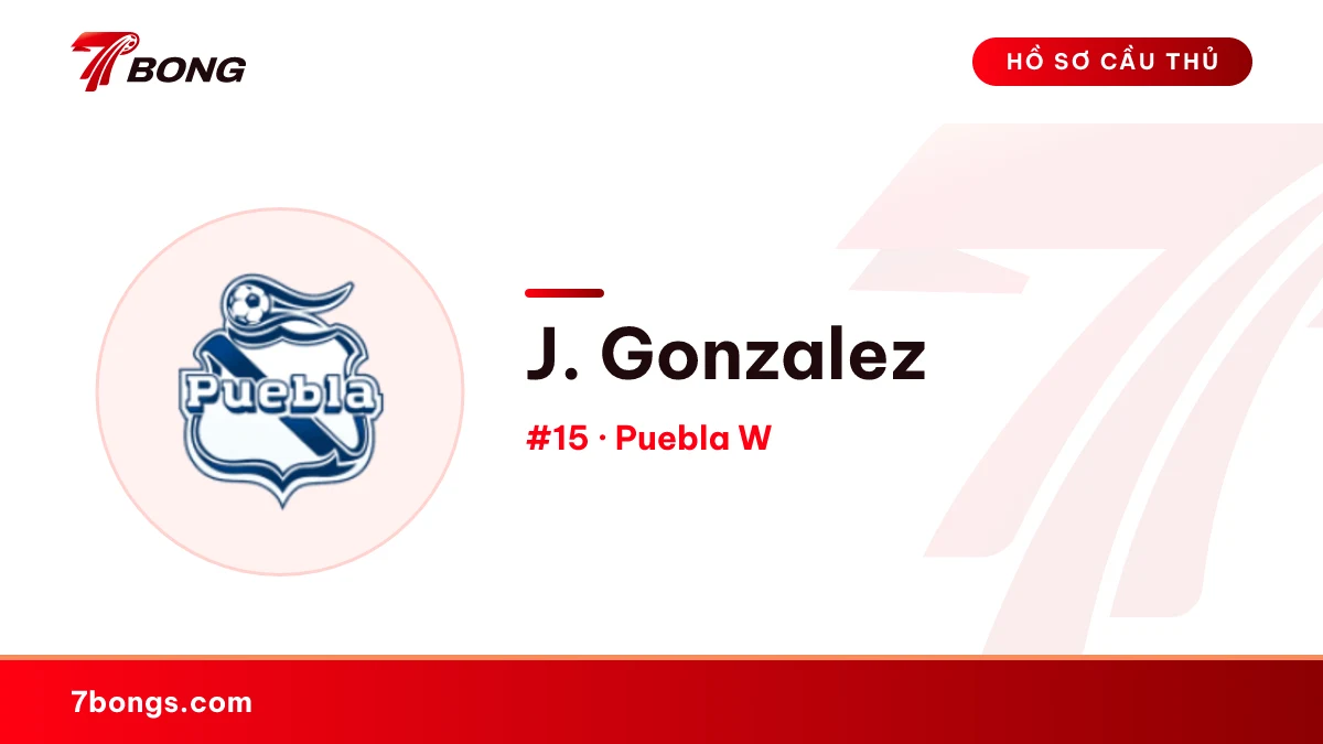 J. Gonzalez — Puebla W