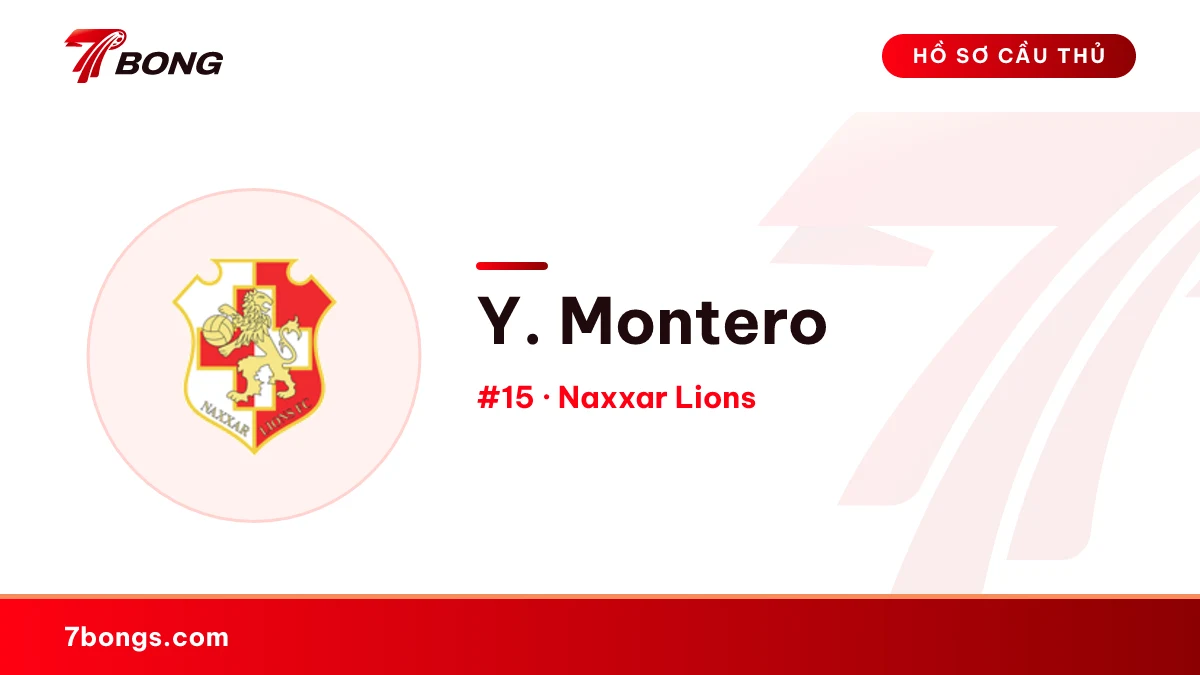 Y. Montero — Naxxar Lions