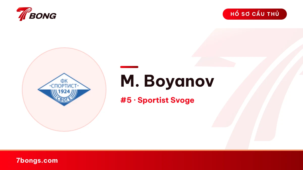 M. Boyanov — Sportist Svoge