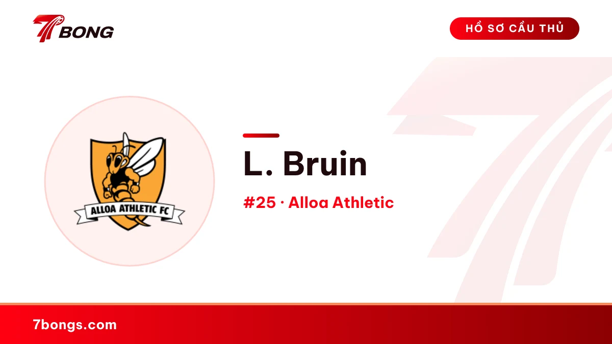 L. Bruin — Alloa Athletic