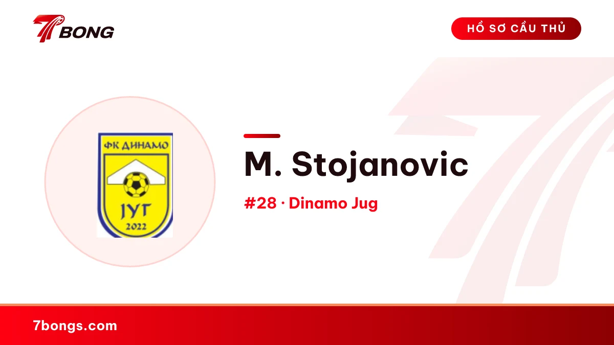 M. Stojanovic — Dinamo Jug