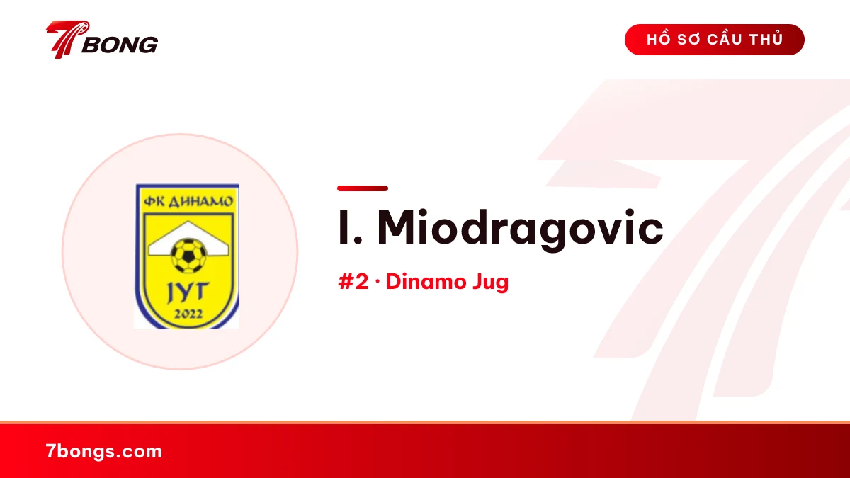 I. Miodragovic — Dinamo Jug